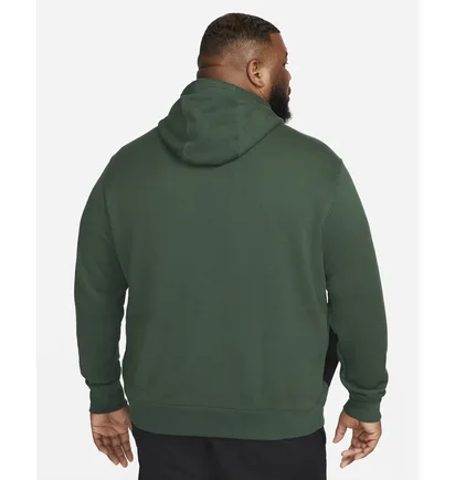 Худи мужское Nike Club Fleece MenS French Terry Color-Blocked Hoodie Green FB7415-323