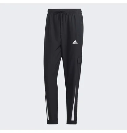 Спортивный костюм мужской Adidas Sportswear Woven Non-Hooded Track Suit Black/Red IJ6073