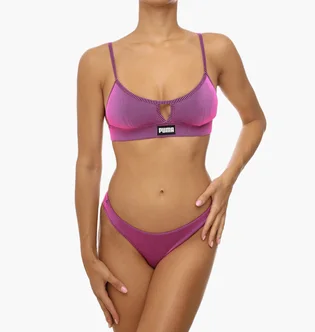 Купальник жіночий Puma Peek-A-Boo Violet 938343-02__938335-02
