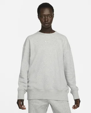 Свитшот женский Nike Oversized Crewneck Sweatshirt Grey Dq5733-063