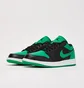 Кросівки чоловічі Air Jordan 1 Low Black/Green 553558-065