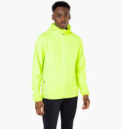 Куртка мужская Kalenji Run 100 Yellow 8733377