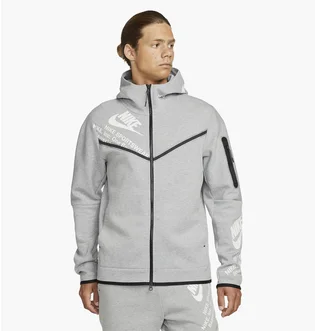 Толстовка мужская Nike Mens Graphic Full-Zip Hoodie Grey Dm6474-063