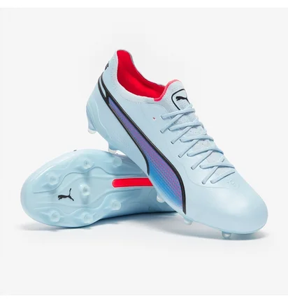 Бутсы мужские Puma King Ultimate Fg/Ag Light Blue 107563-02