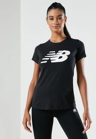 Футболка женская New Balance Classic Flying Gr Black WT03816BK