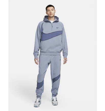 Кофта чоловіча Nike Swoosh Flc Hz Hoodie Blue DX0566-493