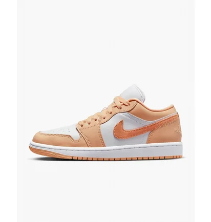 Кросівки жіночі Air Jordan 1 Low WomenS Shoes Orange/White DC0774-801