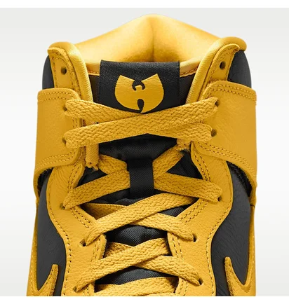 Кросівки чоловічі Nike Dunk High Retro Premium MenS Shoes Black/Yellow HJ4320-001