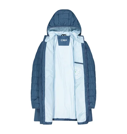 Парка женская Cmp Jacket Long Fix Hood Blue 32K1556-M928