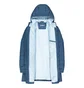 Парка женская Cmp Jacket Long Fix Hood Blue 32K1556-M928