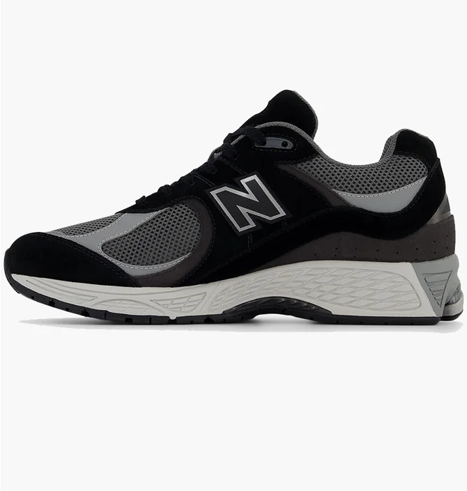 Кросівки чоловічі New Balance 2002R Black/Grey U2002RC