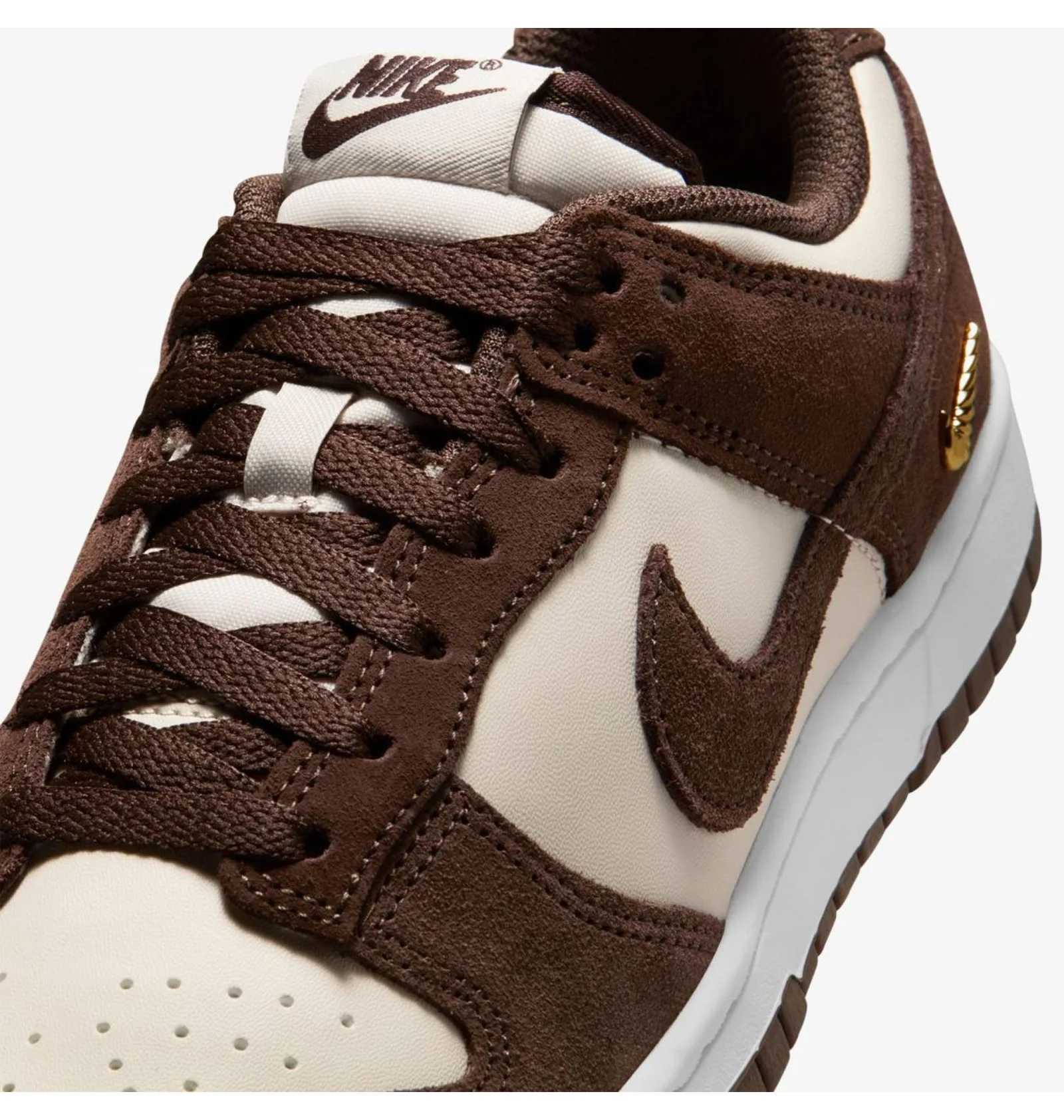 ᐉ Кросівки жіночі Nike Dunk Low Orewood Mini Swoosh Brown/White