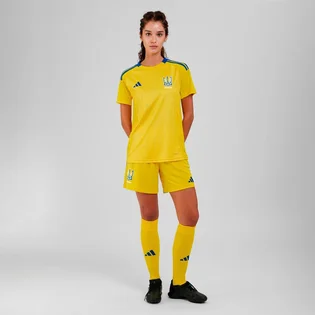 Шорти жіночі Adidas Ukraine 24 Performance Yellow IP2180