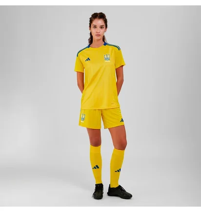 Шорти жіночі Adidas Ukraine 24 Performance Yellow IP2180