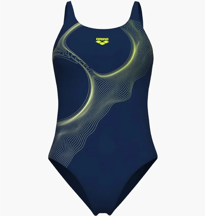 Купальник женский Arena Ripples Swimsuit U Back B Blue 009500-780