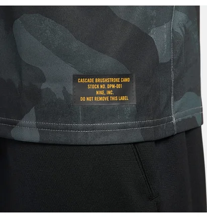 Футболка мужская Nike M Df Tee Lgd Camo Aop Grey DR7567-010