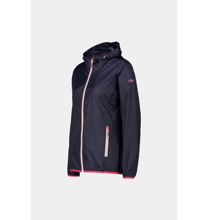 Вітровка жіноча CMP Jacket Rain Fix Hood Blue 3X53256-M982