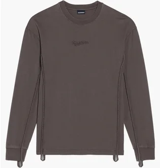 Лонгслив мужской JACQUEMUS Le T-Shirt Camargue Manches Longsleeve Brown 236JS177-2312-881