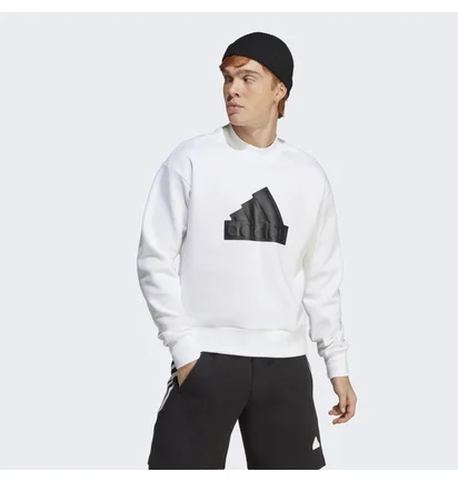 Свитшот мужской Adidas Future Icons Badge Of Sport Crew Sweatshirt White Ic3741