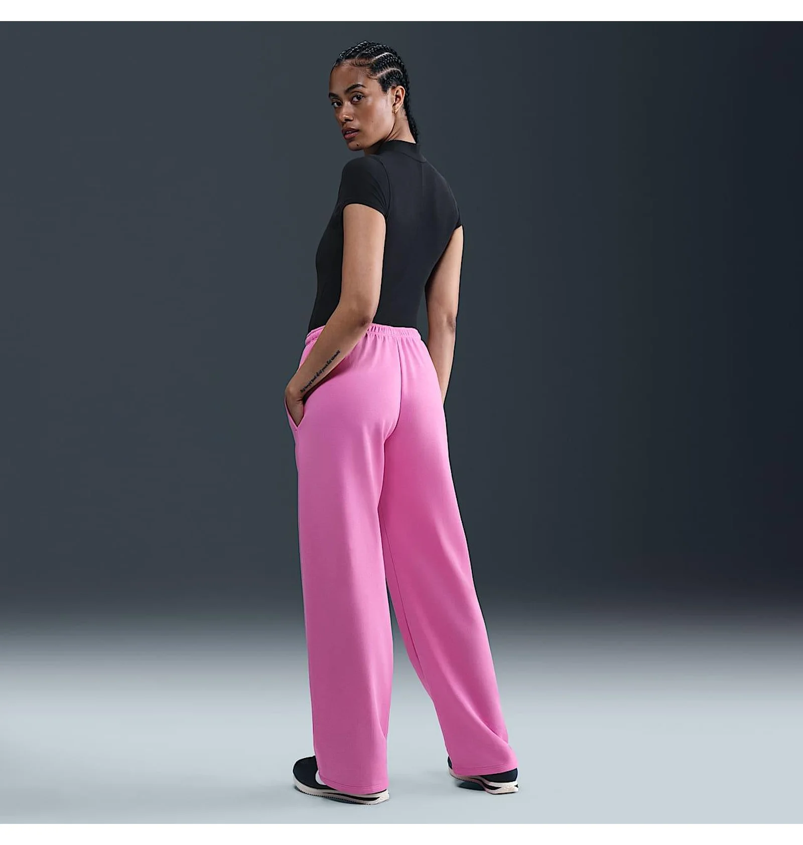 ᐉ Штани жіночі Nike Nsw Nk Chll Ft Mr Oh Swtpnt Pink HF6457-675