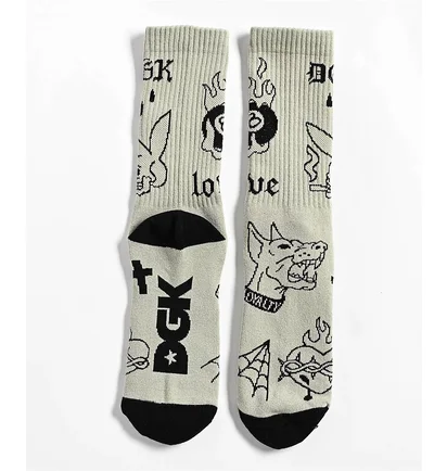 Шкарпетки DGK Flash Crew (1 шт) Olive ASK-1224