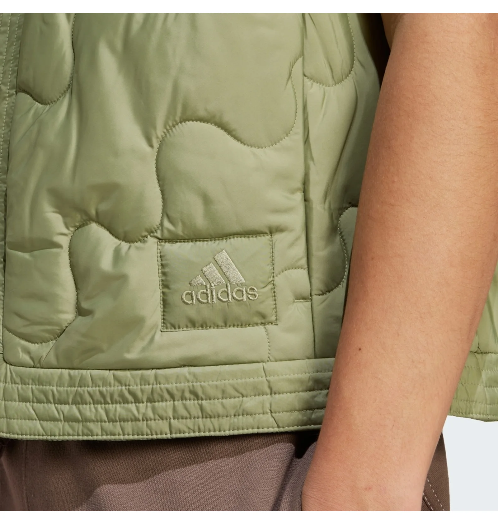 ᐉ Жилетка мужская Adidas Nuganic Light Insulation Olive IX6702