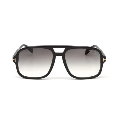 Солнцезащитные очки мужские Tom Ford Falconer Smoke Gradient Navigator Black FT0884-01B-60