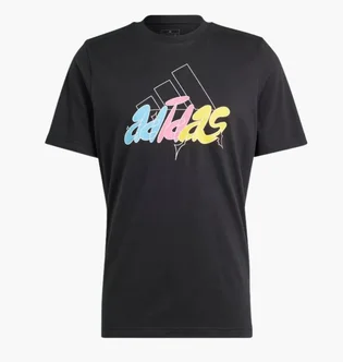 Футболка чоловіча Adidas Illustrated Badge Graphic Black IS2864