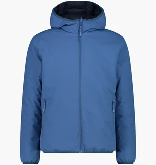 Куртка чоловіча CMP Reverse Jacket Fix Hood Twill Blue 34K0137-M969