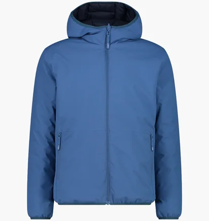 Куртка мужская CMP Reverse Jacket Fix Hood Twill Blue 34K0137-M969
