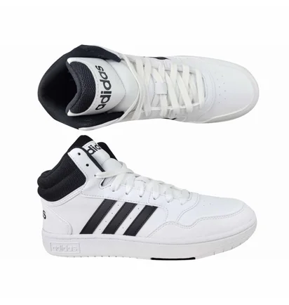 Кроссовки женские Adidas Hoops 3.0 Mid White IG3715