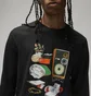 Свитшот мужской Air Jordan M J Flt Artst Ls Crew Black Dv1474-010