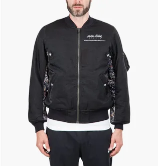 Бомбер мужской Medicom Adam Et Rope X Jackson Pollock Studio Splash Jacket Black GML-MA-1-JACKET