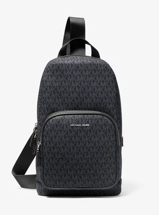 Сумка чоловіча Michael Kors Mens Cooper Logo Sling Pack Black 37S1LCOY1B-ADMRL-PLBLUE-47039