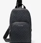 Сумка мужская Michael Kors Mens Cooper Logo Sling Pack Black 37S1LCOY1B-ADMRL-PLBLUE-47039