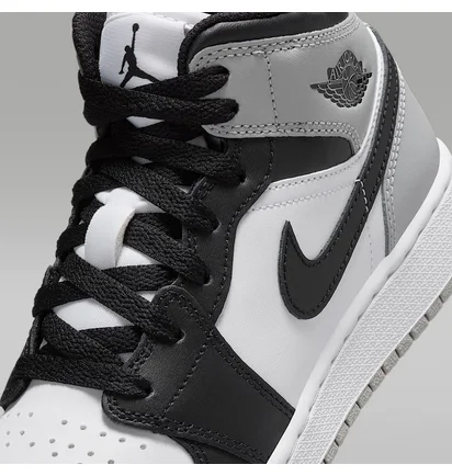Кроссовки детские Air Jordan 1 Mid Bg Black/White DQ8423-101