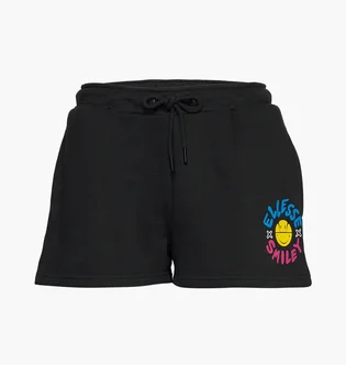 Шорты женские Ellesse X Smiley Jubalio Short Black Sml13074-Dark-Grey
