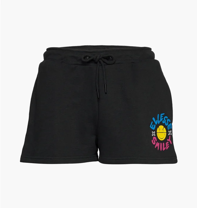 Шорты женские Ellesse X Smiley Jubalio Short Black Sml13074-Dark-Grey