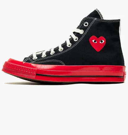 Кеды мужские Comme des Garcons Chuck Taylor All-Star 70 Hi Black A01793C