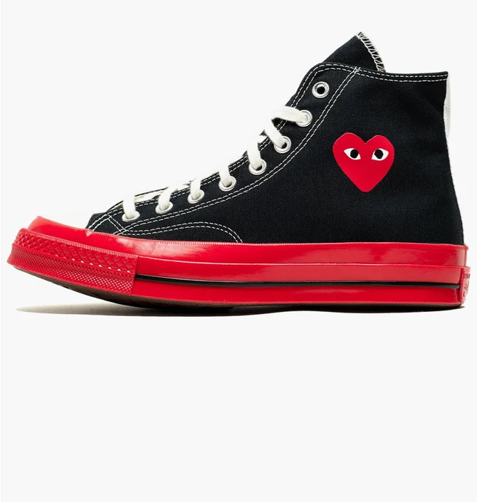 Кеды мужские Comme des Garcons Chuck Taylor All-Star 70 Hi Black A01793C