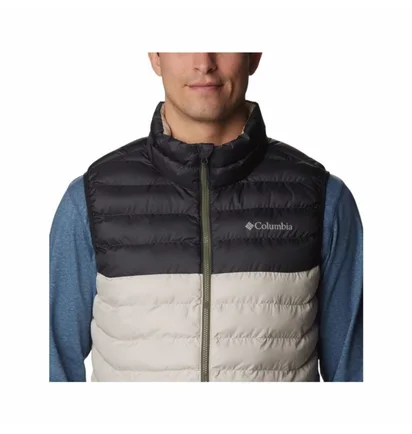 Жилетка чоловіча Columbia Powder Lite Vest Beige/Black 1748031278
