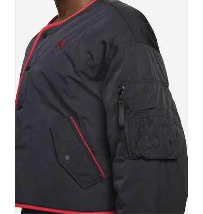 Куртка жіноча Air Jordan Essentials Flight Jacket Black/Red DH0655-010