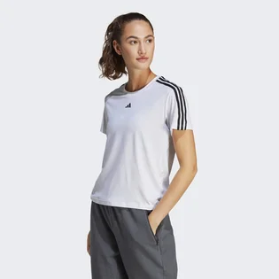 Футболка жіноча Adidas Aeroready Train Essentials 3-Stripes Tee White Ic5040