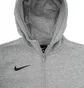 Толстовка дитяча Nike Y Nk Flc Park20 Fz Hoodie Grey CW6891-063