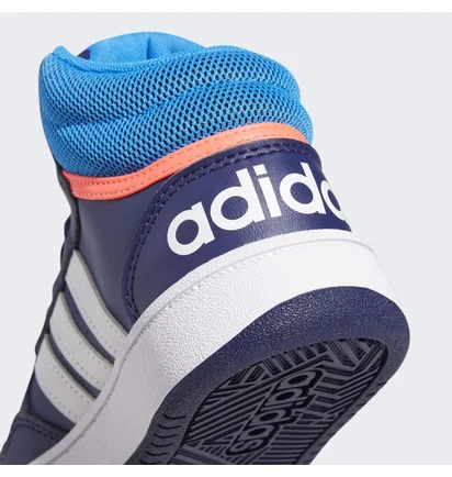 Кроссовки детские Adidas Hoops Mid Shoes Blue/White Gw0400