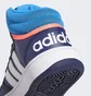 Кроссовки детские Adidas Hoops Mid Shoes Blue/White Gw0400
