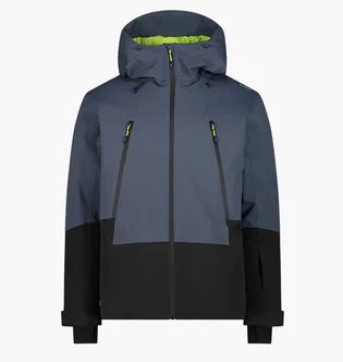 Куртка мужская CMP Fix Hood Twill Blue/Black 34W2037-U911