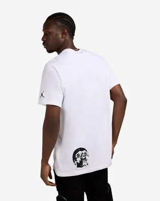 Футболка мужская Air Jordan Brand Felt Skull Tee White FN6023-100