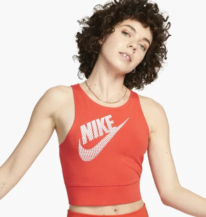 Майка женская Nike W Nsw Tank Top Dnc Orange Dz4607-633