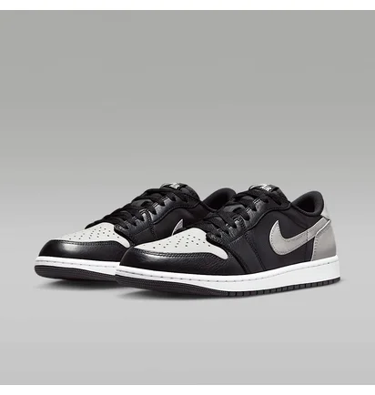 Кросівки чоловічі Air Jordan 1 Retro Low Og 2024 Black/Grey CZ0790-003